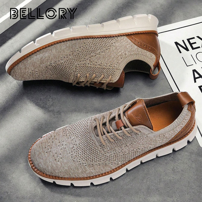 Bellory Élégance – Chaussures confort homme en maille respirante